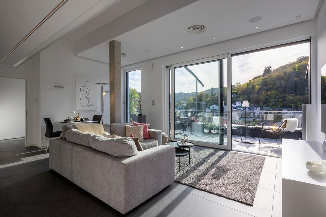 Neu Penthouse Moseltop Luxus Design Klima 2P Traben-Trarbach Exteriér fotografie